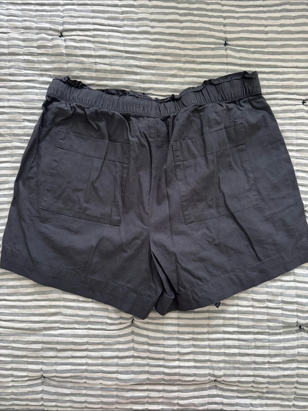 LOFT Drawstring gray Shorts - Picture 2 of 3